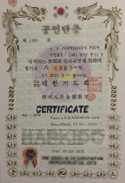 Ki Do Association 7th Dan Certificate